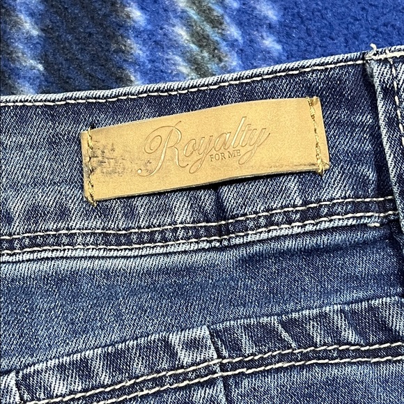 Royalty For Me Skinny Ankle Cut Blue Jeans - Size 8 - Picture 3 of 8